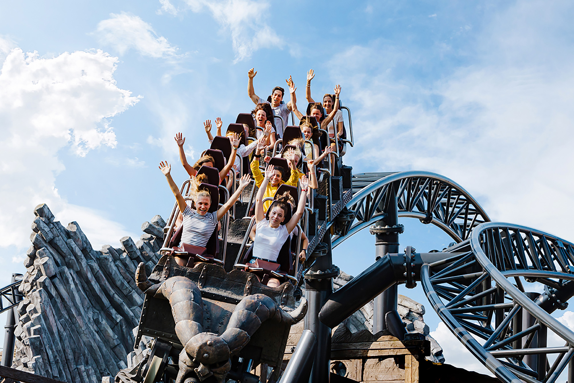 Die Achterbahn Taron im Phantasialand